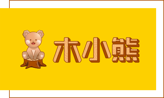 木小熊生態板logo
