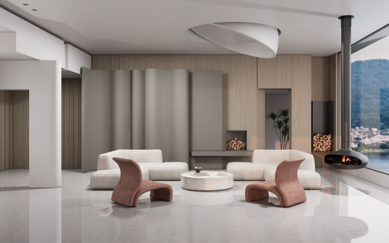 黑海胡桃生態板-板材全屋定制案例