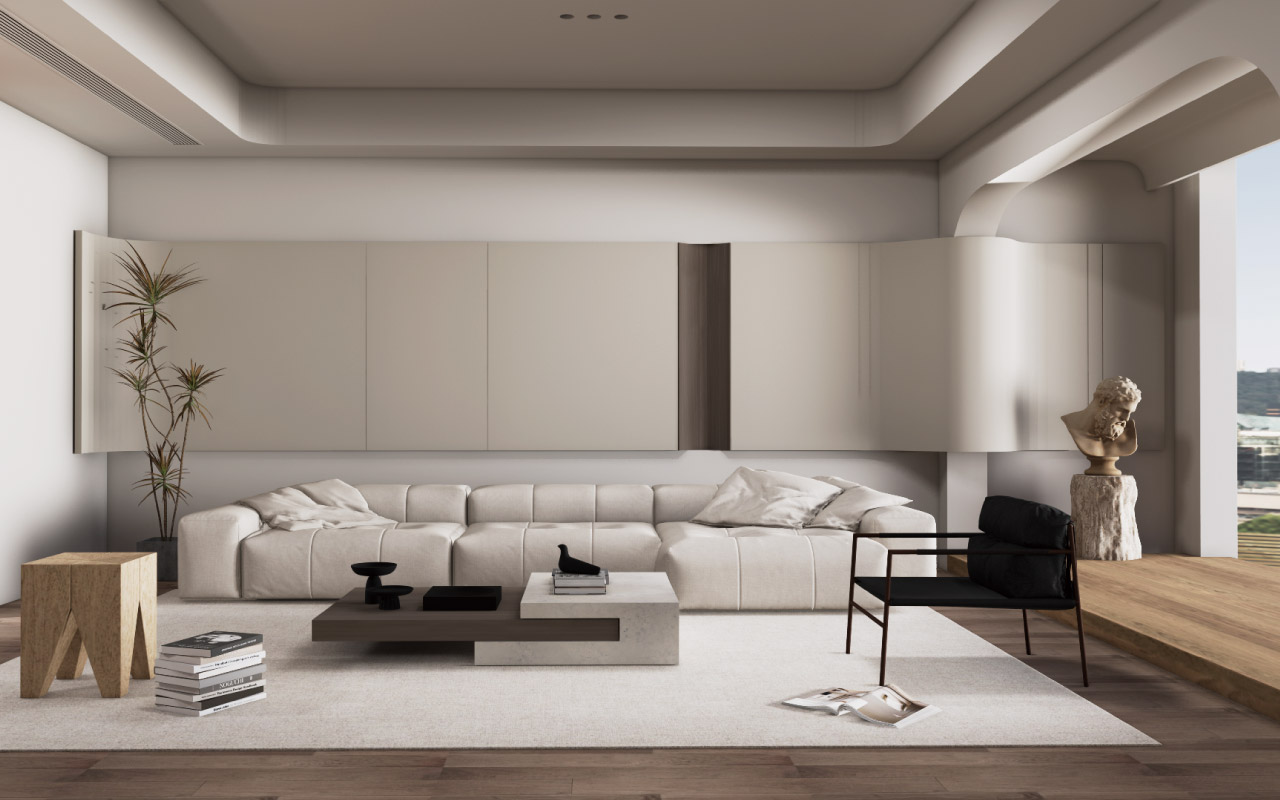 卡布奇諾生態(tài)板-板材全屋定制案例